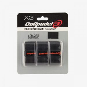 BULLPADEL OVERGRIP 3 PACK, BLACK